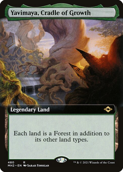 Yavimaya, Cradle of Growth (MH2 480) [Modern Horizons 2]