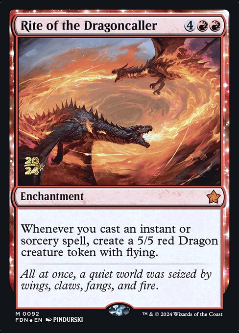 Rite of the Dragoncaller (PFDN 92s) [Foundations Promos]