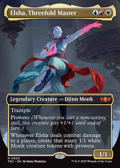 Elsha, Threefold Master (TDC 2) [Tarkir: Dragonstorm Commander]