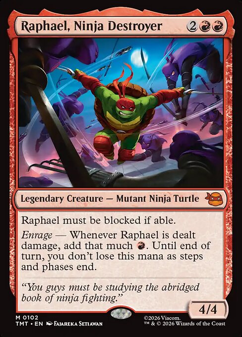 Raphael, Ninja Destroyer (TMT 102) [Teenage Mutant Ninja Turtles]