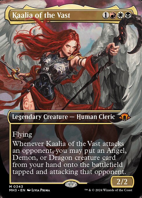 Kaalia of the Vast (Borderless · Full Art) (MH3 343) [Modern Horizons 3]