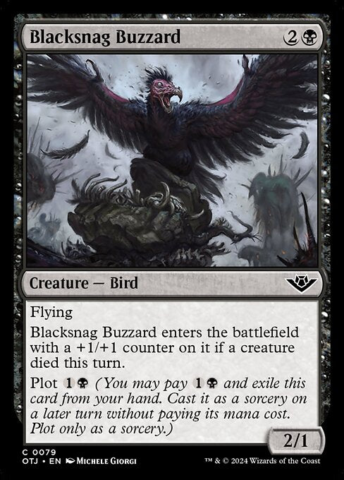 Blacksnag Buzzard (OTJ 79) [Outlaws of Thunder Junction]