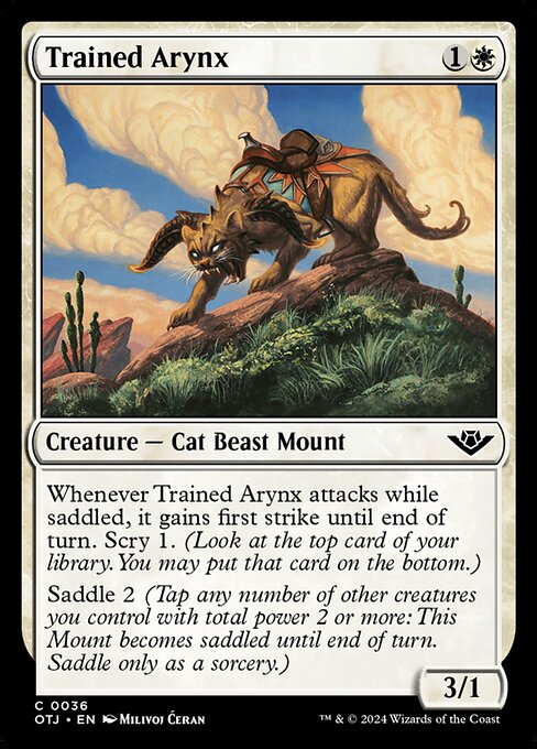 Trained Arynx (OTJ 36) [Outlaws of Thunder Junction]