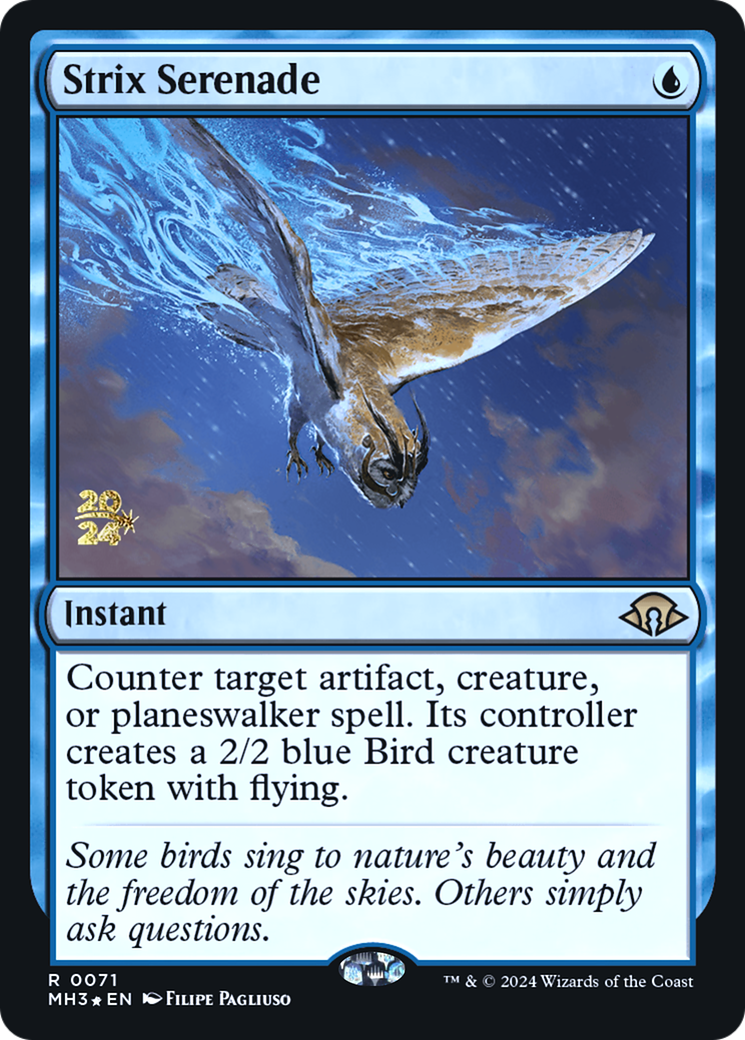 Strix Serenade [Modern Horizons 3 Prerelease Promos]