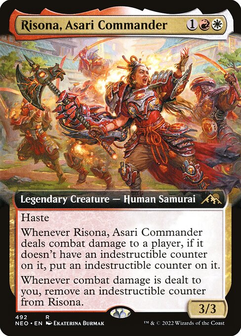 Risona, Asari Commander (NEO 492) [Kamigawa: Neon Dynasty]
