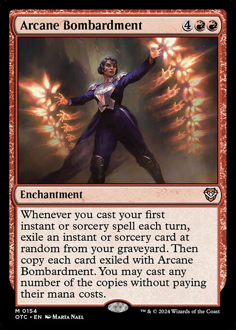 Arcane Bombardment (OTC 154) [Outlaws of Thunder Junction Commander]