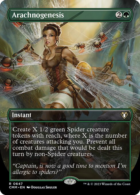 Arachnogenesis (Borderless) (CMM 647) [Commander Masters]