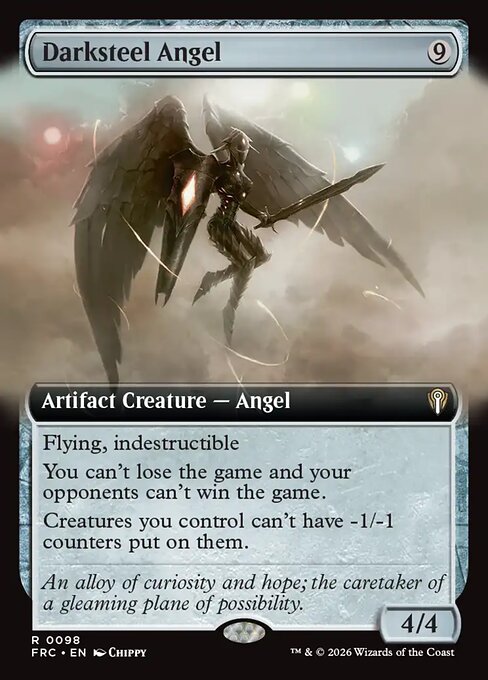 Darksteel Angel (Extended Art) (FRC 98) [Reality Fracture Commander]