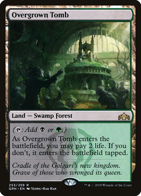 Overgrown Tomb (GRN 253) [Guilds of Ravnica]