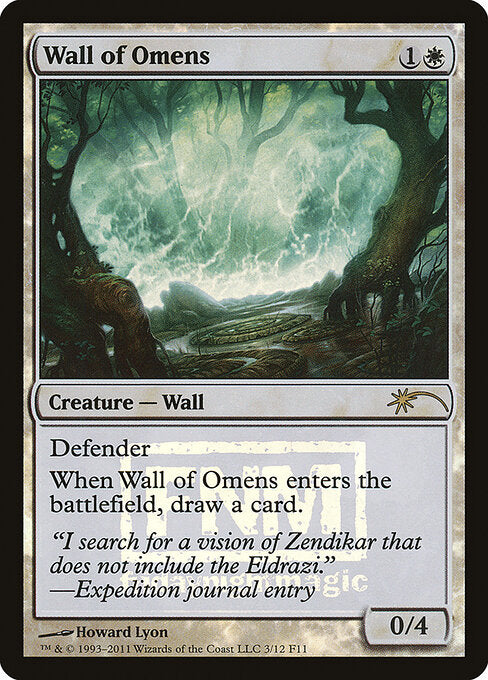 Wall of Omens (F11 3) [Friday Night Magic 2011]