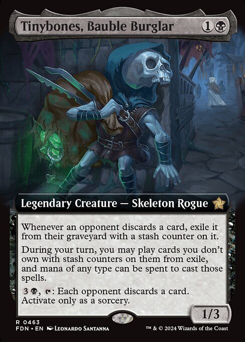 Tinybones, Bauble Burglar (Extended Art) (FDN 463) [Foundations]