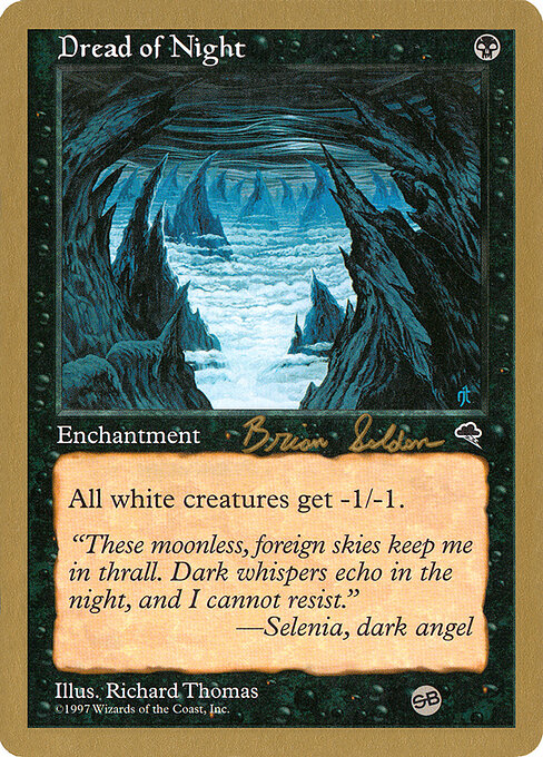 Dread of Night (WC98 bs130sb) [World Championship Decks 1998]