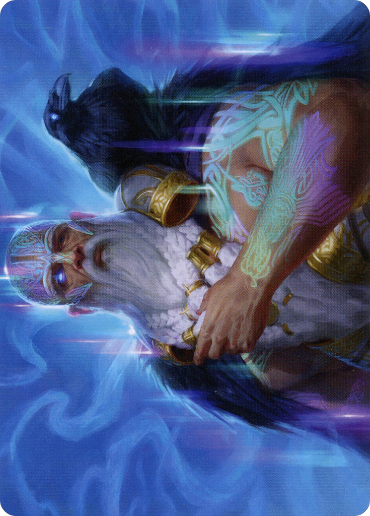 Alrund, God of the Cosmos Art Card [Kaldheim Art Series]