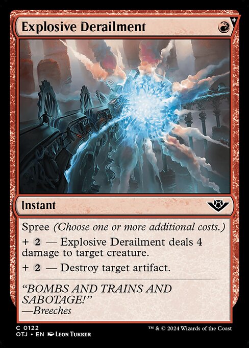 Explosive Derailment (OTJ 122) [Outlaws of Thunder Junction]