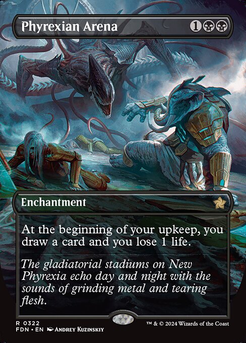 Phyrexian Arena (Borderless) (FDN 322) [Foundations]
