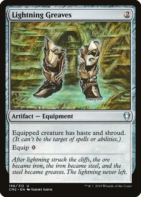 Lightning Greaves (CM2 196) [Commander Anthology Volume II]