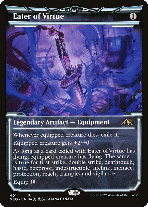 Eater of Virtue (NEO 401) [Kamigawa: Neon Dynasty]