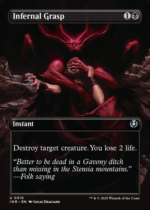 Infernal Grasp (INR 310) [Innistrad Remastered]