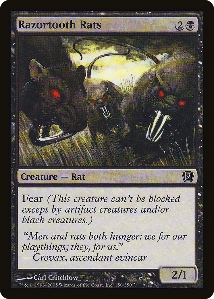 Razortooth Rats [Ninth Edition]