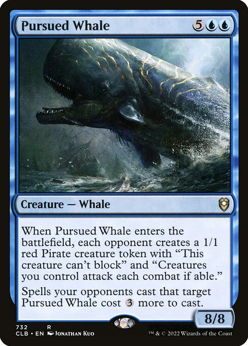 Pursued Whale (CLB 732) [Commander Legends: Battle for Baldur's Gate]