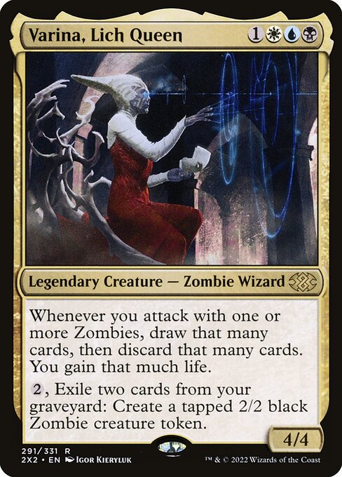 Varina, Lich Queen (2X2 291) [Double Masters 2022]