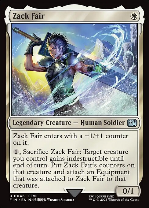 Zack Fair (FIN 45) [Final Fantasy]