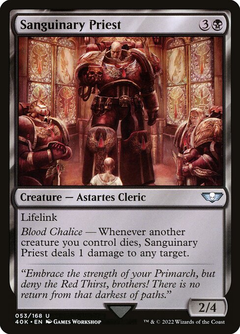Sanguinary Priest (40K 53) [Warhammer 40,000 Commander]