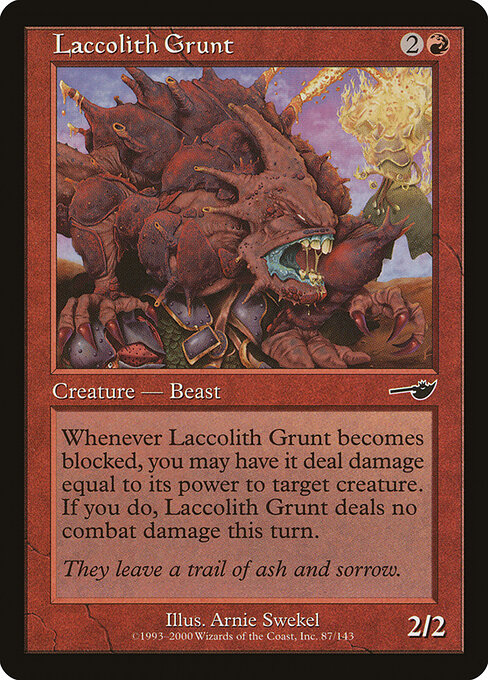 Laccolith Grunt (NEM 87) [Nemesis]