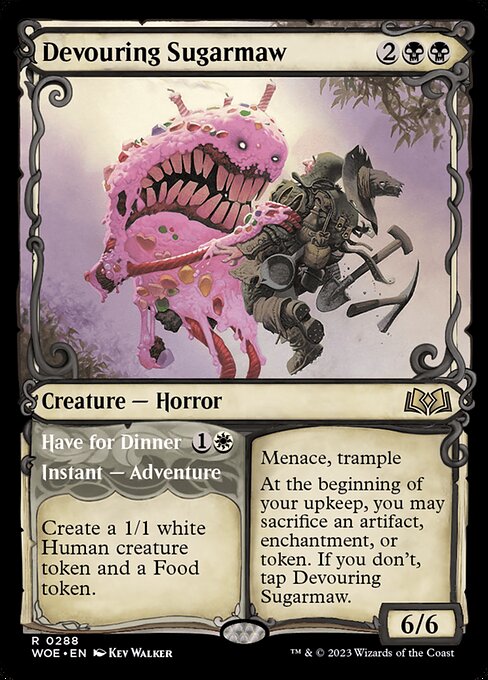 Devouring Sugarmaw // Have for Dinner (WOE 288) [Wilds of Eldraine]