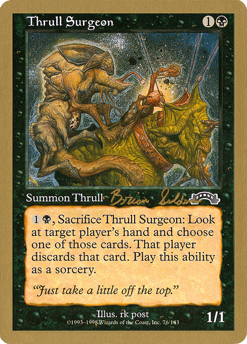 Thrull Surgeon (WC98 bs76) [World Championship Decks 1998]