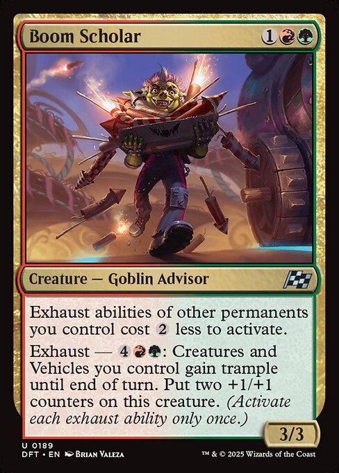 Boom Scholar (DFT 189) [Aetherdrift]