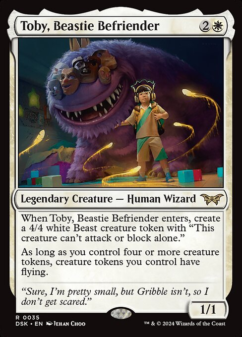 Toby, Beastie Befriender (DSK 35) [Duskmourn: House of Horror]
