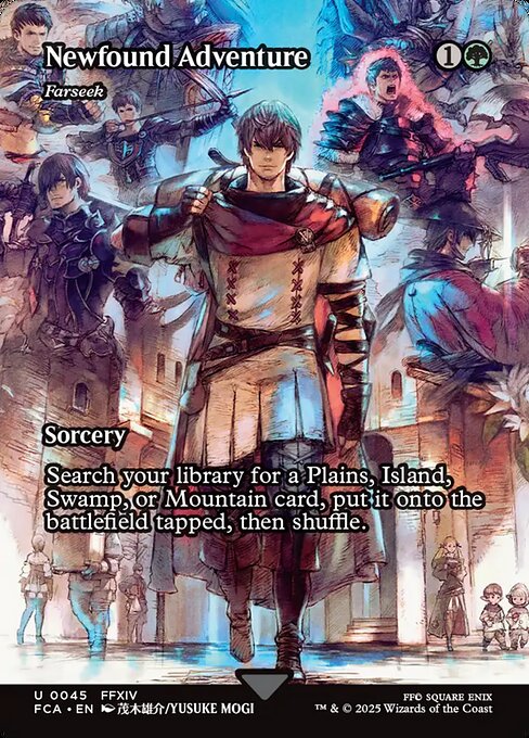 Newfound Adventure - Farseek (Borderless · Full Art) (FCA 45) [Final Fantasy: Through the Ages]