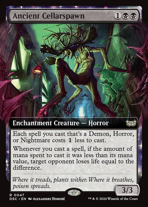 Ancient Cellarspawn (DSC 47) [Duskmourn: House of Horror Commander]