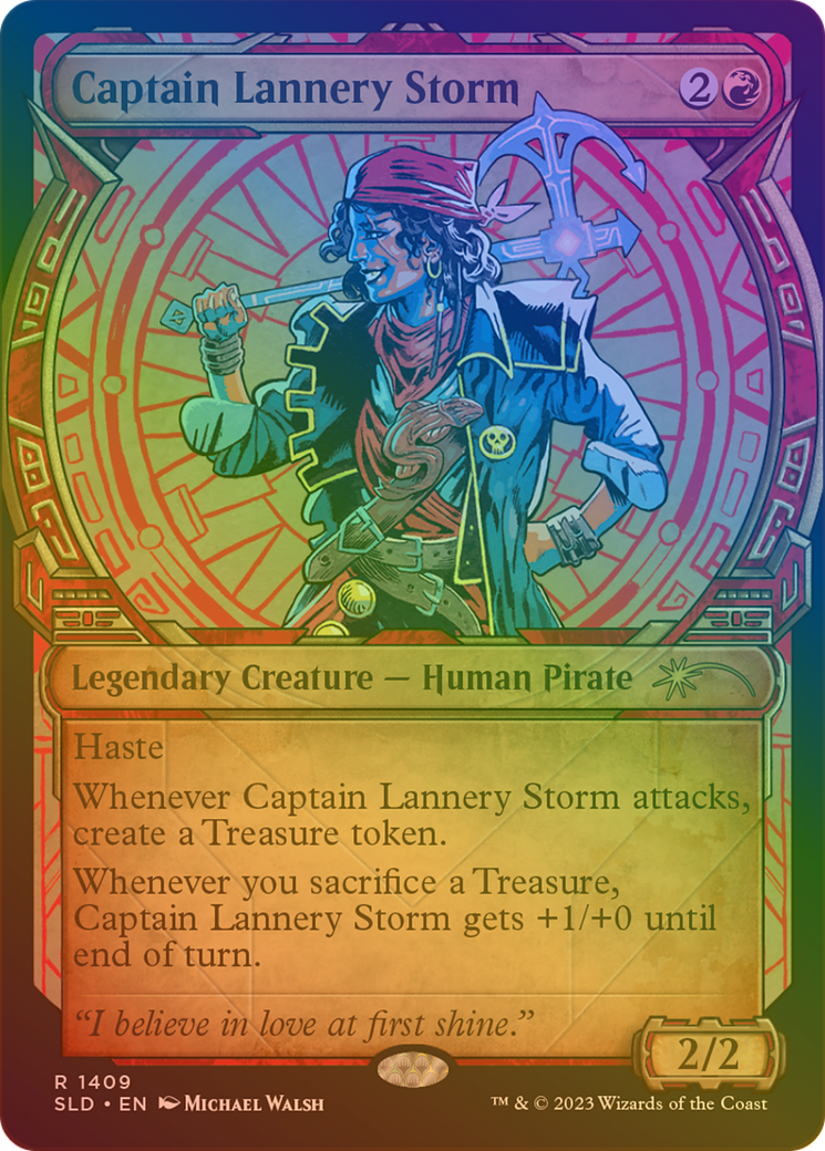 Captain Lannery Storm (Rainbow Foil) [Secret Lair Drop Series]