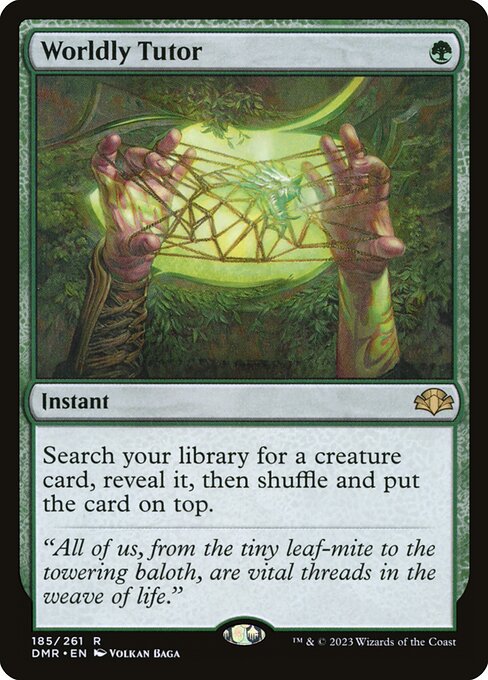 Worldly Tutor (DMR 185) [Dominaria Remastered]