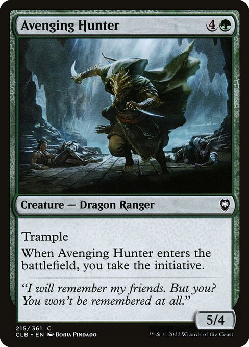 Avenging Hunter (CLB 215) [Commander Legends: Battle for Baldur's Gate]