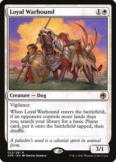 Loyal Warhound (AFR 23) [Adventures in the Forgotten Realms]
