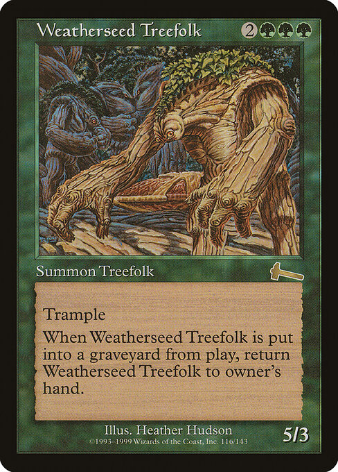 Weatherseed Treefolk (ULG 116) [Urza's Legacy]