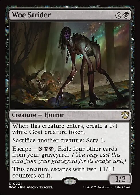 Woe Strider (SOC 231) [Secrets of Strixhaven Commander]