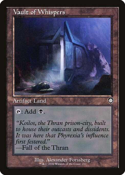 Vault of Whispers (Retro Frame) (BRC 211) [The Brothers' War Commander]