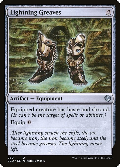 Lightning Greaves (SCD 269) [Starter Commander Decks]