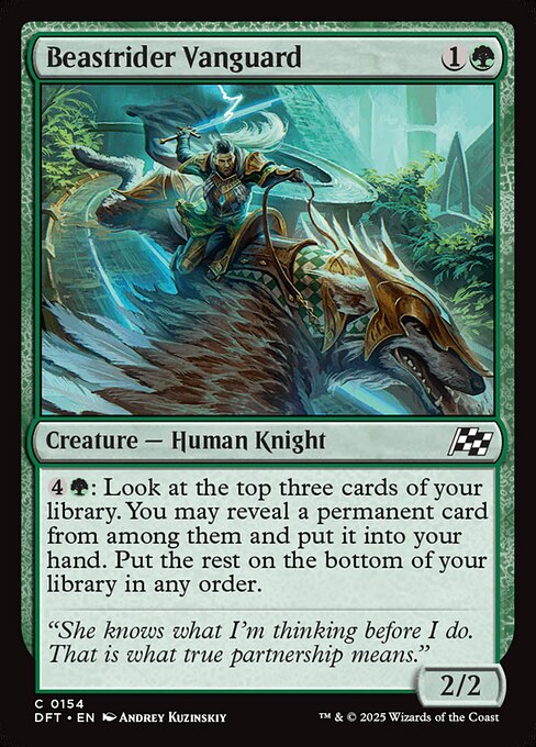 Beastrider Vanguard (DFT 154) [Aetherdrift]