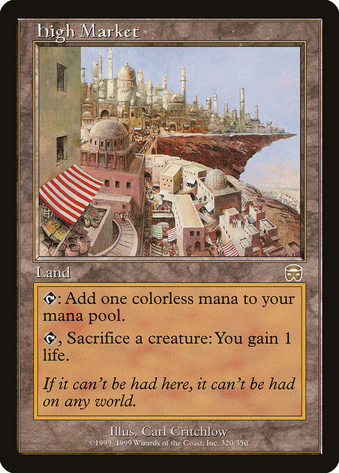 High Market (MMQ 320) [Mercadian Masques]
