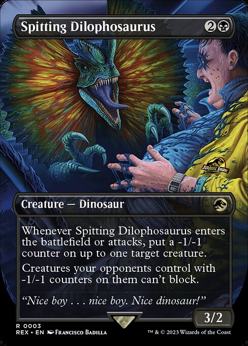 Spitting Dilophosaurus (REX 3) [Jurassic World Collection]