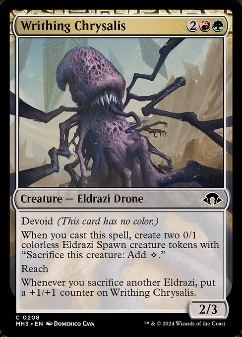 Writhing Chrysalis (MH3 208) [Modern Horizons 3]