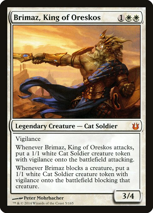 Brimaz, King of Oreskos (BNG 5) [Born of the Gods]