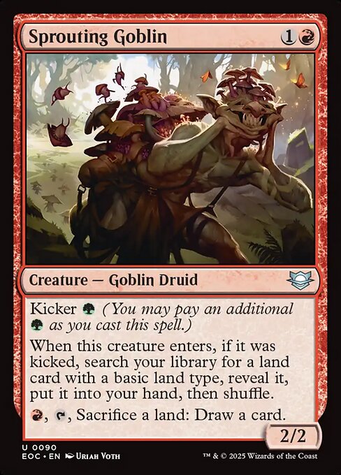 Sprouting Goblin (EOC 90) [Edge of Eternities Commander]