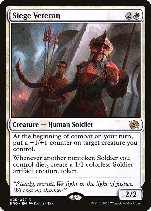 Siege Veteran (BRO 25) [The Brothers' War]