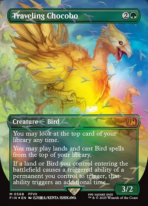 Traveling Chocobo (Borderless) (FIN 568) [Final Fantasy]